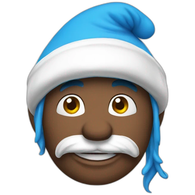 Smurf emoji