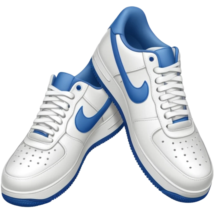 make a genmoji for a pair of white air force shoes emoji