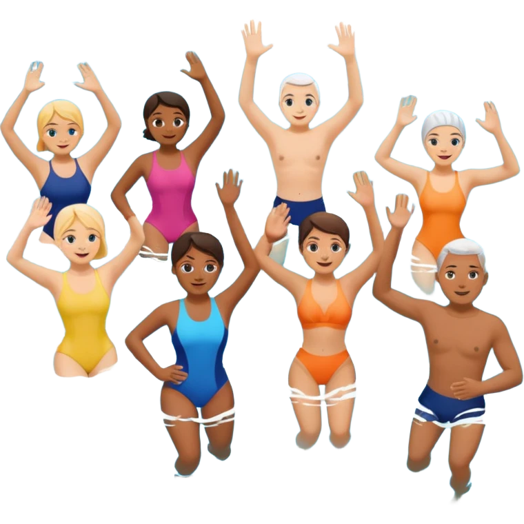 Water aerobics emoji