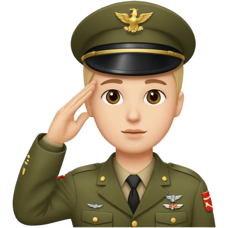 Soldier saluting  emoji