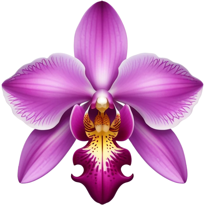 Elaborate orchid emoji