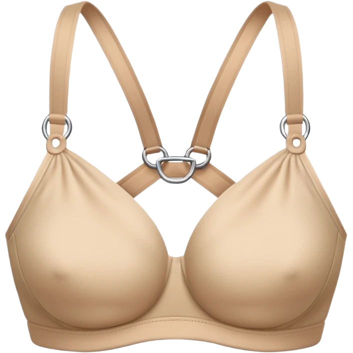 create an emoji, beige bra, no human emoji