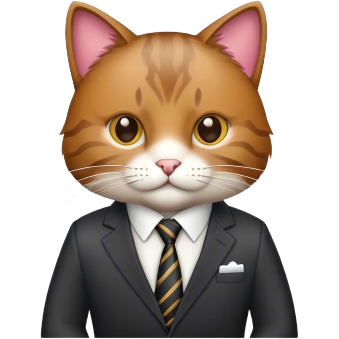 кот AI консультант банкир emoji