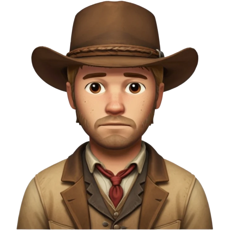 realistyc artur morgan from rdr foto here emoji