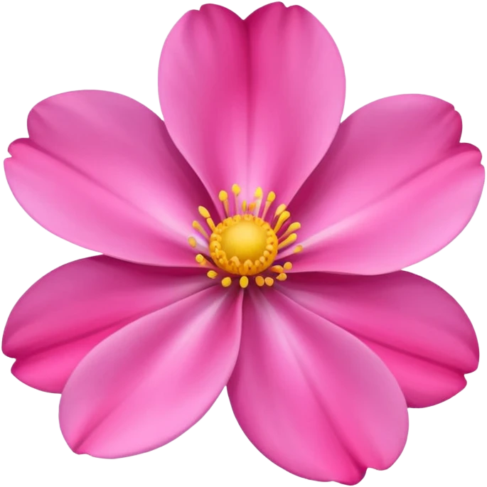 Pink flover emoji