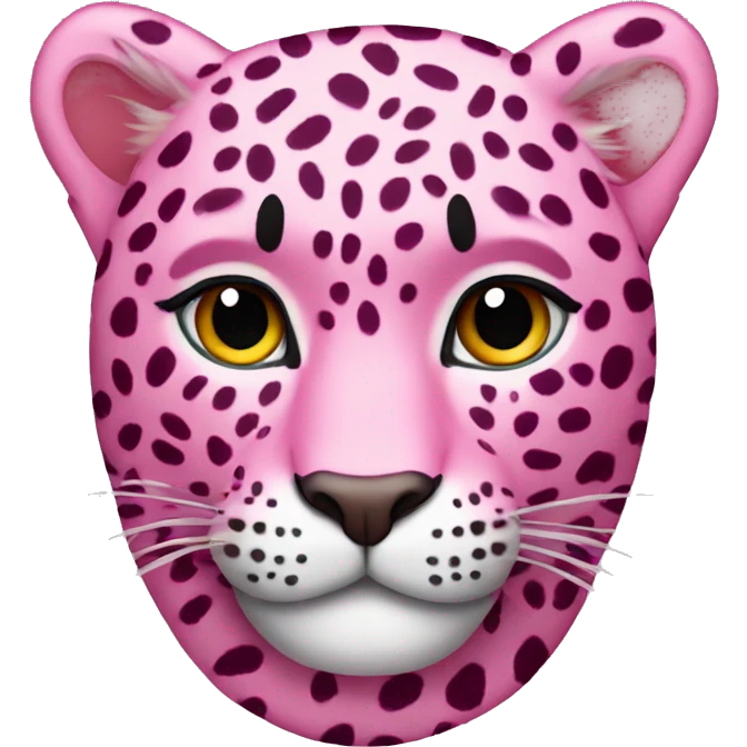 pink leopard emoji