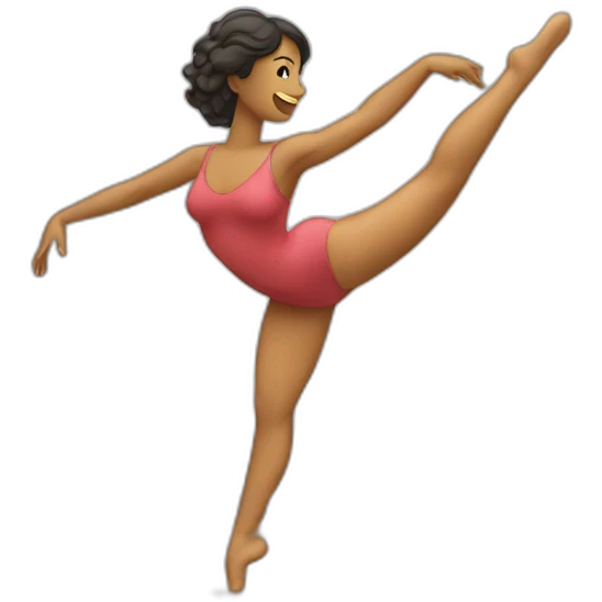 femme qui danse autour d’un barre presque nue emoji