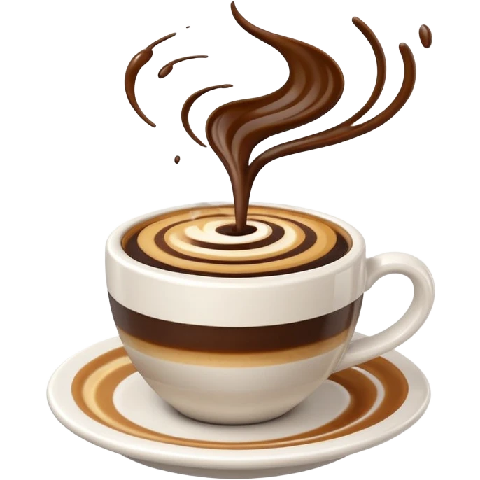 3d style espresso emoji