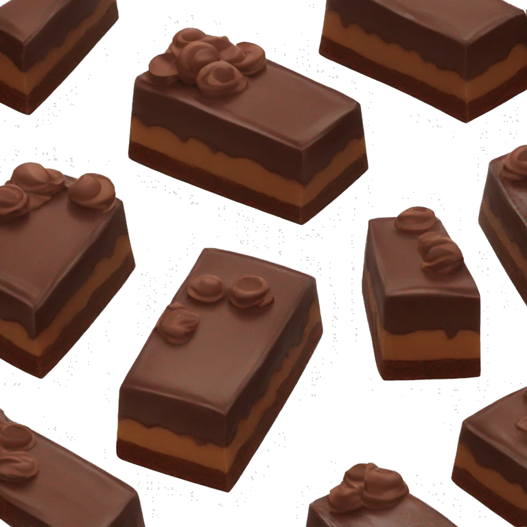 chocolate glass cake emoji