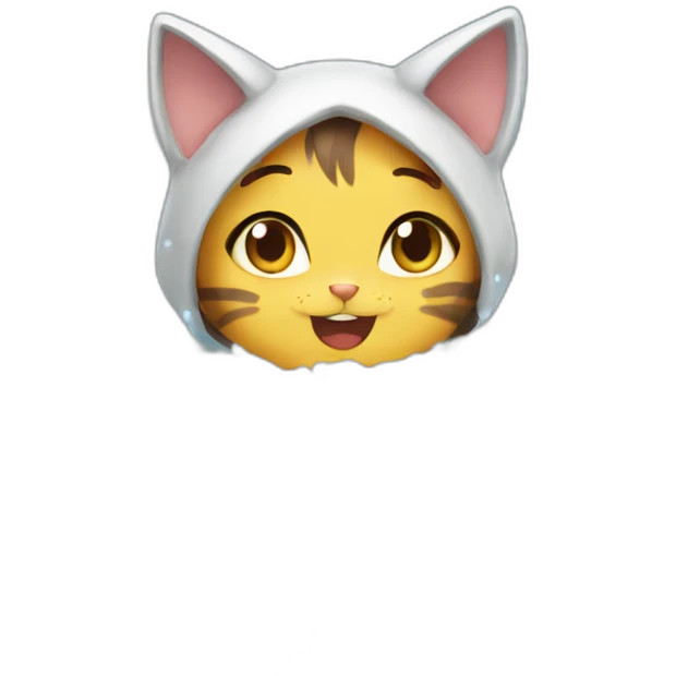 catgirl bath emoji