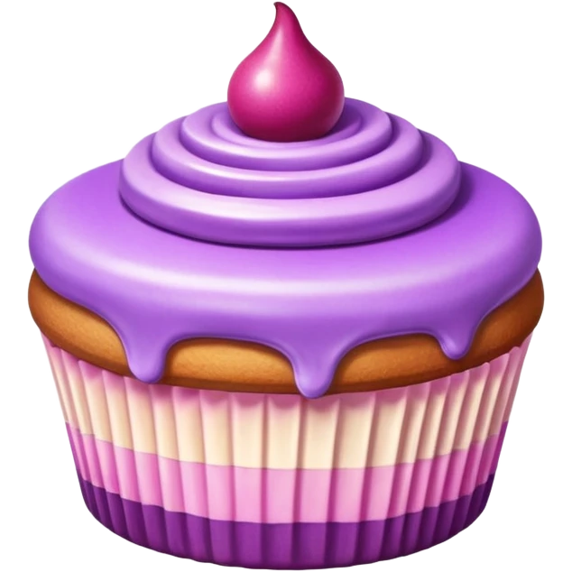 cakes ultra rich topping pink purple color High-quality stylized food illustration,
cute semi-realistic game-asset style,
smooth painterly shading, soft gradients,
rounded forms, clean edges, subtle highlights,
glossy materials, soft studio lighting. emoji