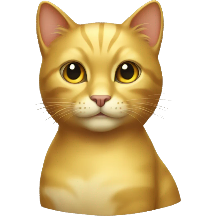 gold cat emoji