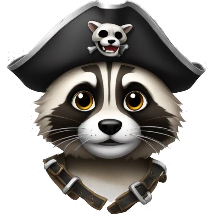 trash panda pirate emoji