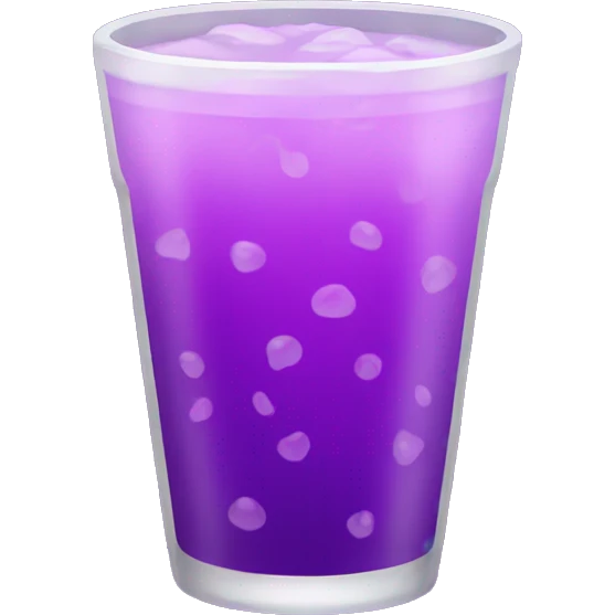 Purple drink  emoji