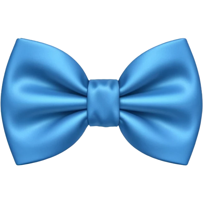 Blue bow tie emoji