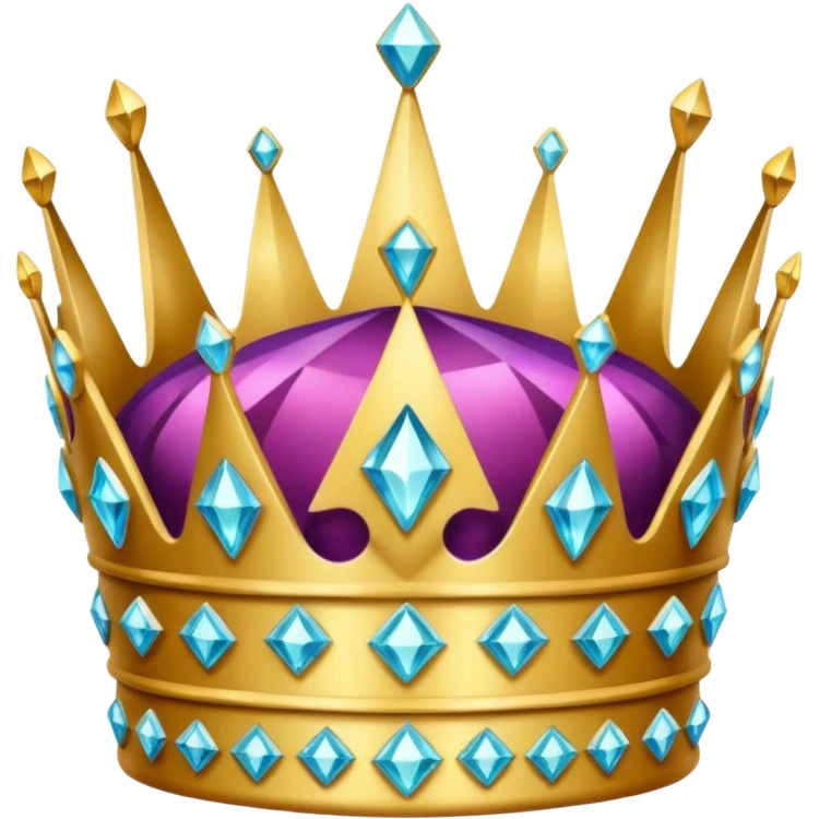 алмазная корона эмоджи emoji