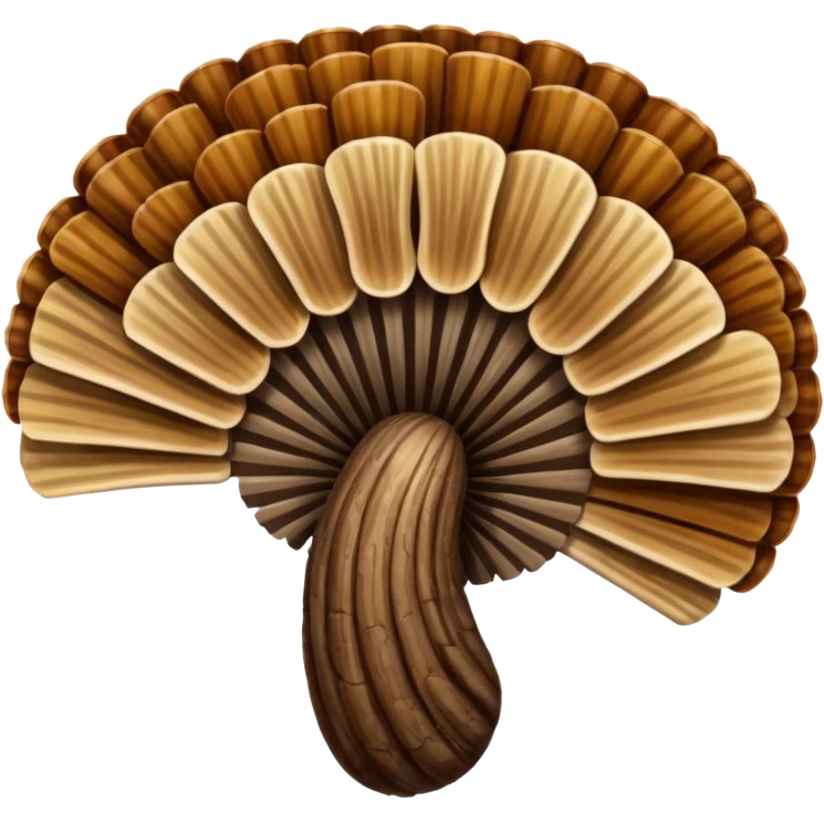 Turkey Tail mushroom emoji