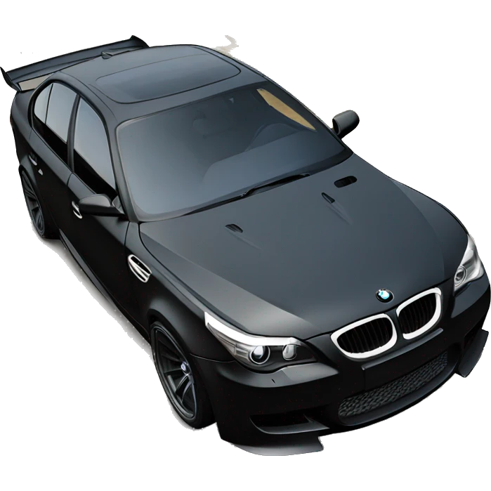 Bmw m5 e60 black Drift emoji