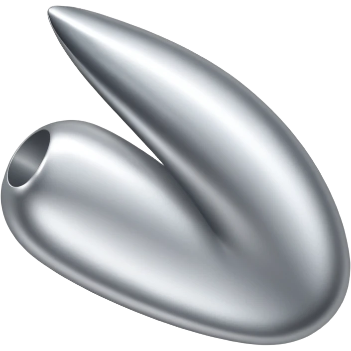 silver nail, simple and clear emoji