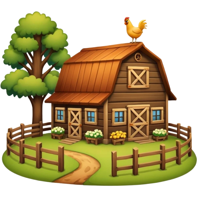 cozy farm vibe emoji