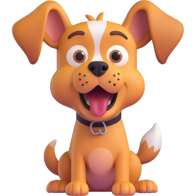 scared dog emoji