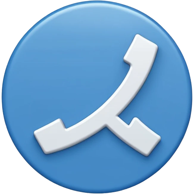 Right mark on blue circle  emoji