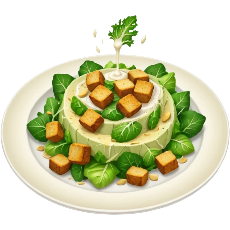 Charred sprout Caesar salad emoji