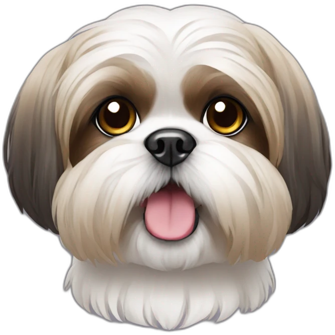 shih tzu dog emoji
