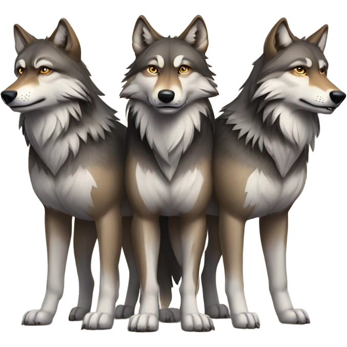 The Wolfpack emoji