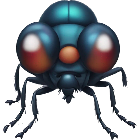 Fly with 58 eyes emoji