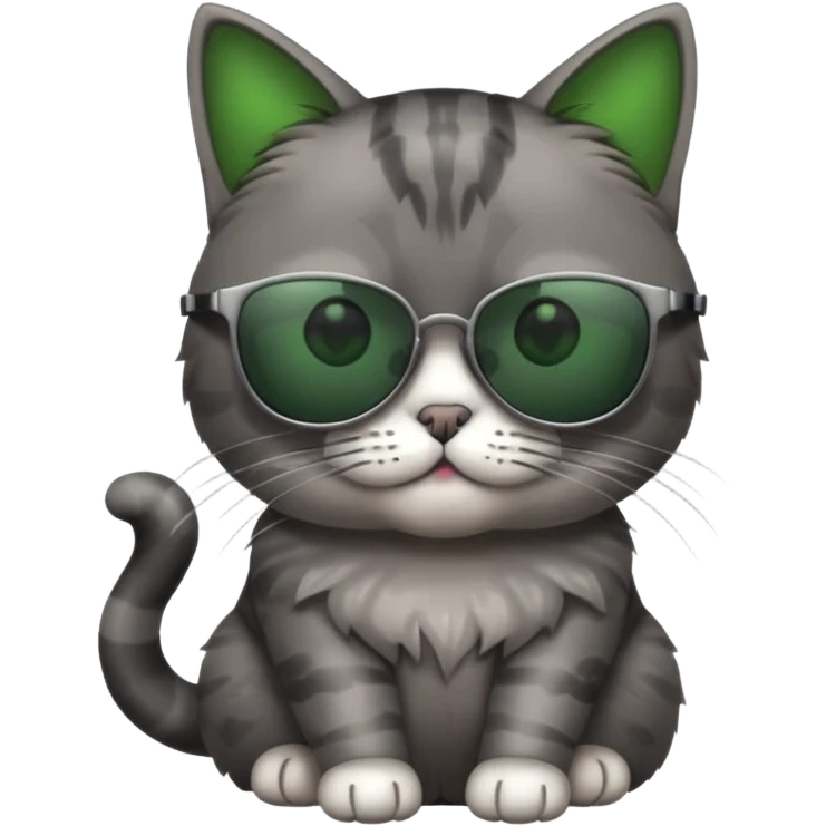 Cat wearing sunglasses emoji