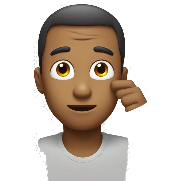  A emoji who is touching his forehead with fingers emoji