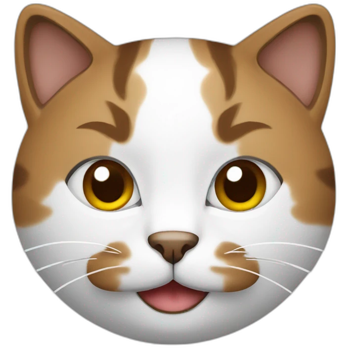Cat White, Brown emoji