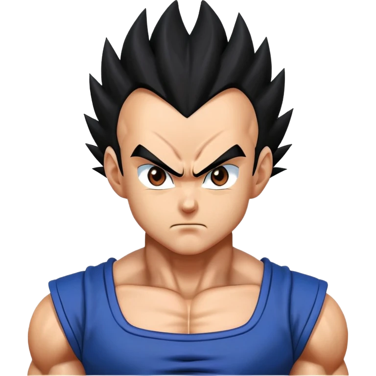 Vegeta from Dragon Ball emoji