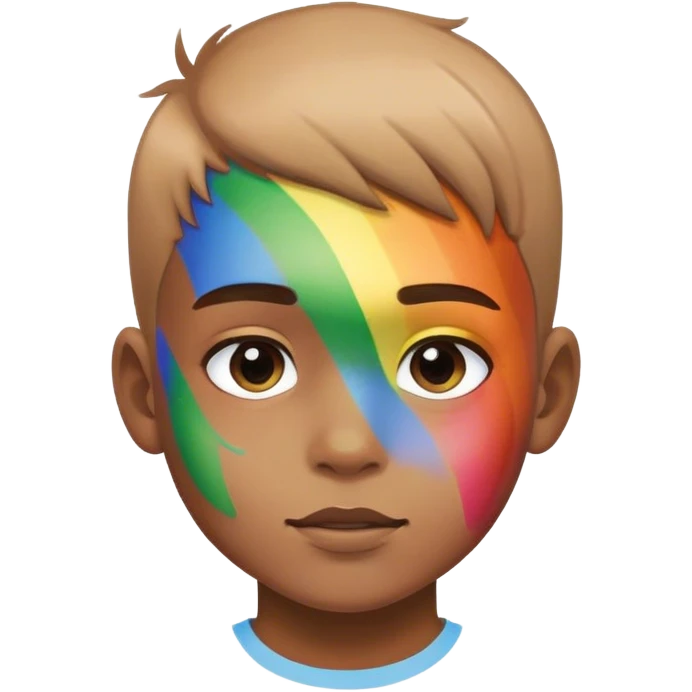 Rainbow boy emoji