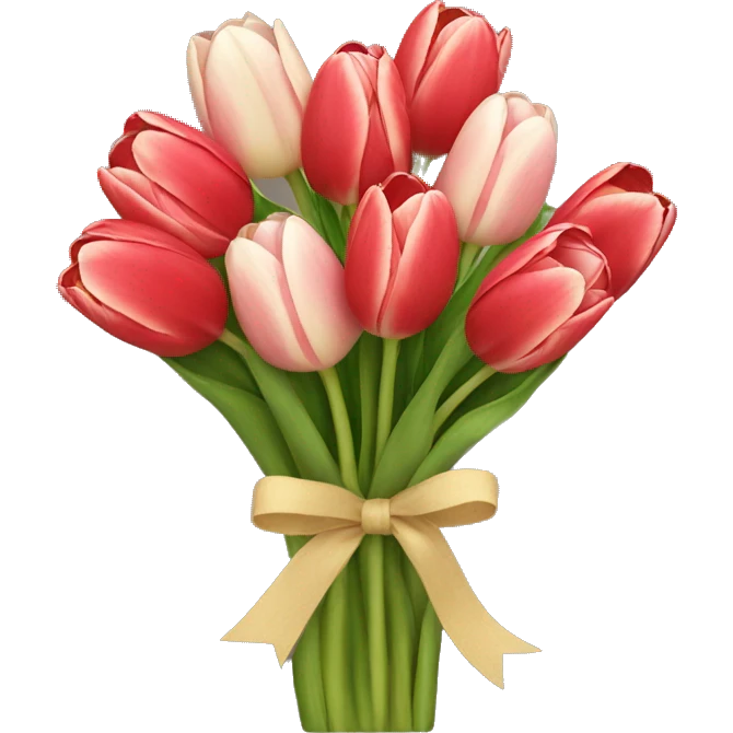 tulip bouquet  emoji