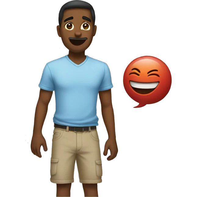 ( -_•)
  | 7
 / \ emoji