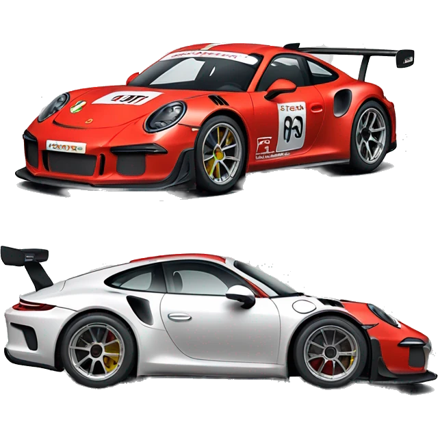 Red Porsche 991 RSR emoji