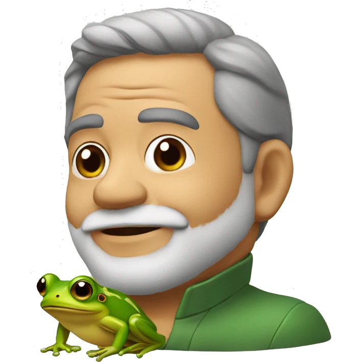 luis inacio lula da silva with a frog emoji