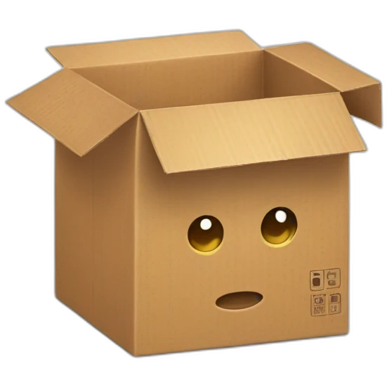 cardboard box emoji