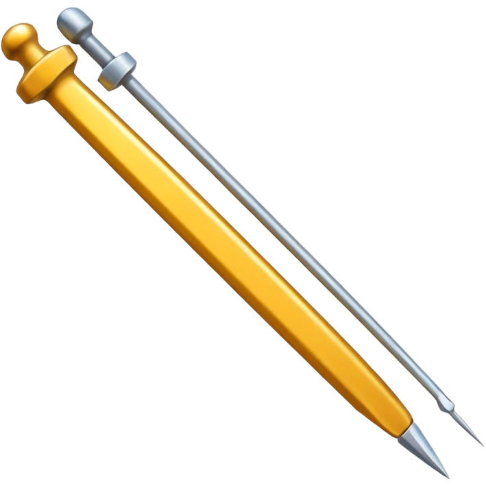 clou en acier métallique emoji