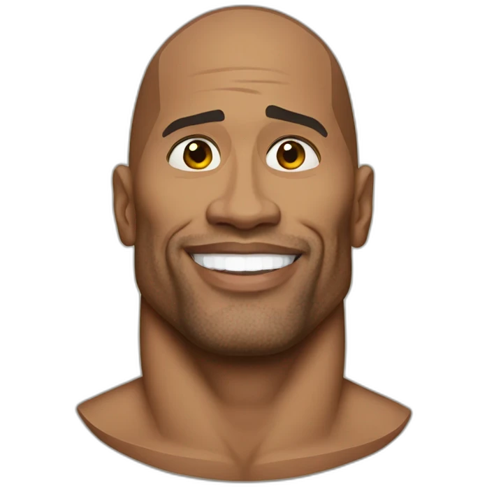 Dwayne Johnson emoji
