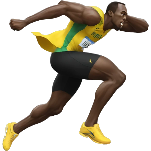 pose Usain Bolt emoji