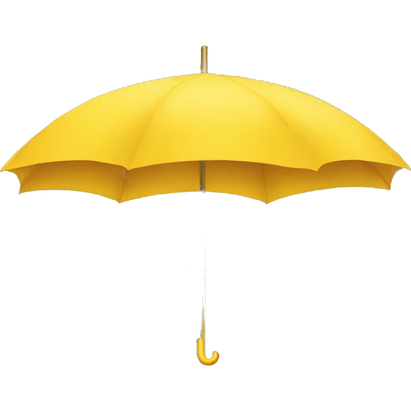 yellow umbrella emoji