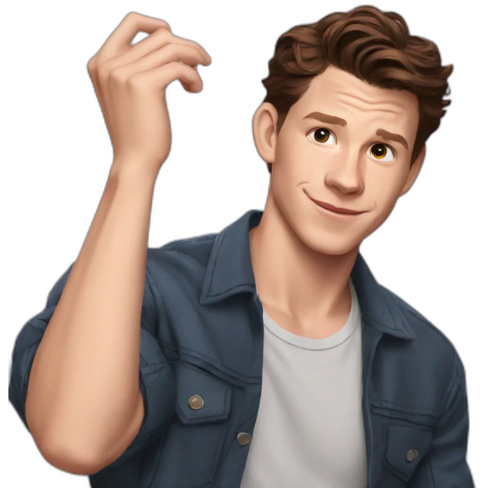 spiderman tom holland  emoji