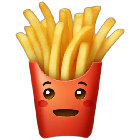 french fries emoji