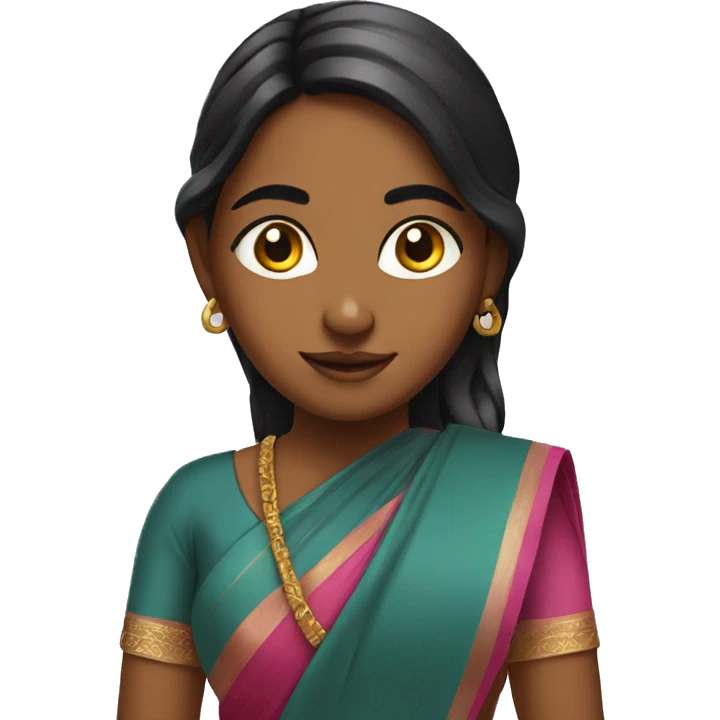 South Indian girl  emoji