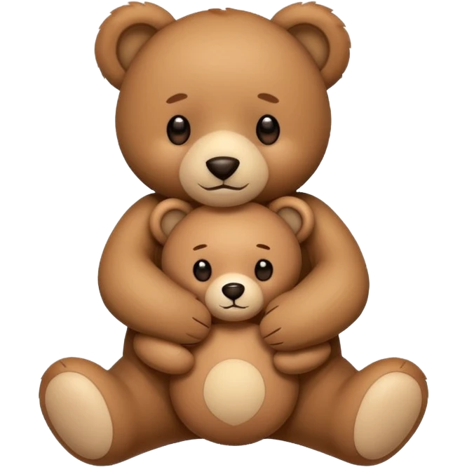 Teddy hugs  emoji