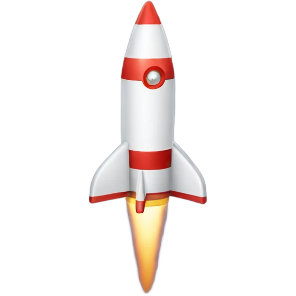 Rocket wearing hat emoji