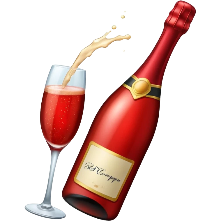botle champgne RED emoji